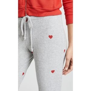 CHASER TINY HEARTS TOSS SWEATPANTS
